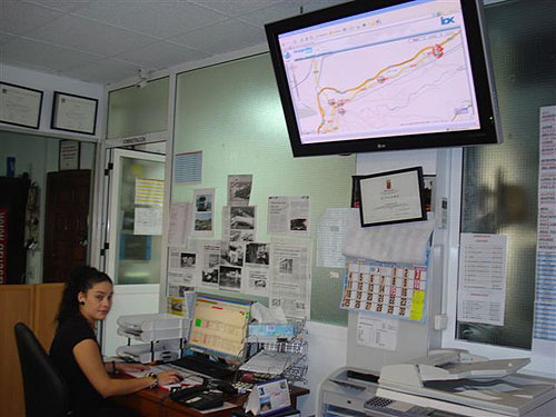 Localizacion de gruas y gestion de flota